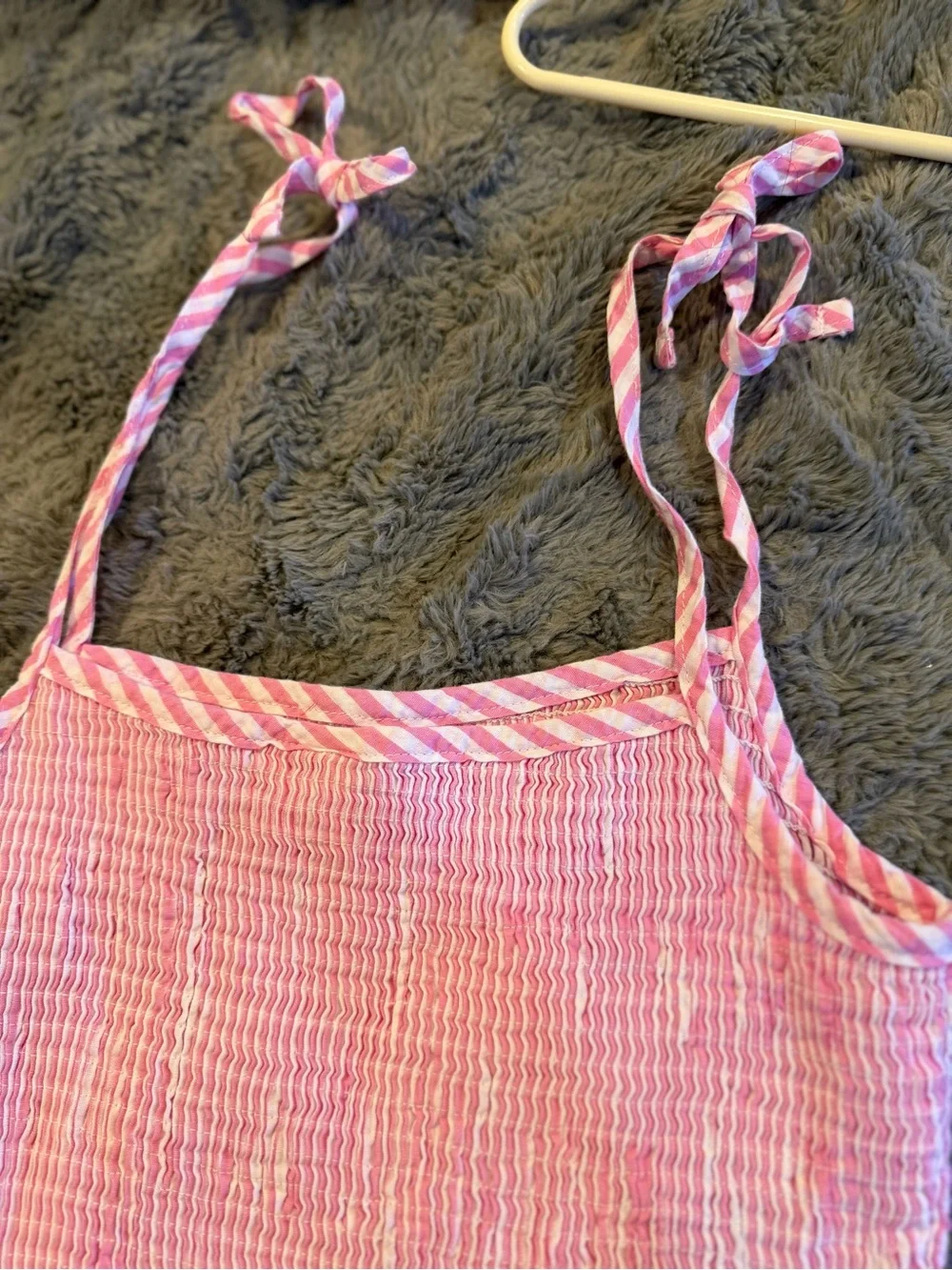 BMG Women’s Pink Striped Tie-Shoulder Sundress